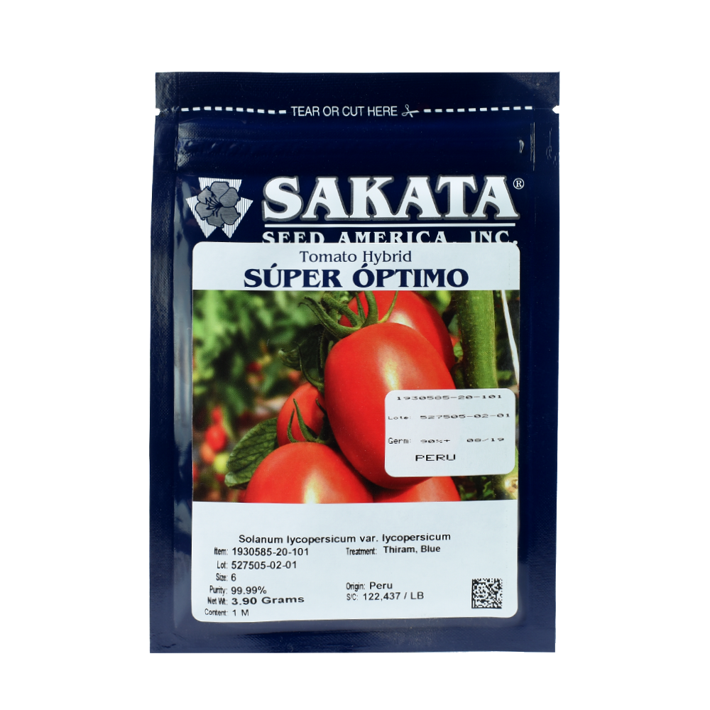 Tomate Híbrido Indeterminado super  optimo Sakata